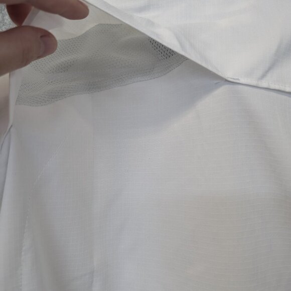 Columbia Omni-shade short sleeve mesh white men lightweight breathable 2x/2tf - Picture 8 of 12